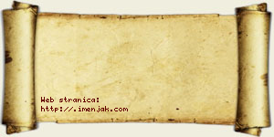 Jovana Brzaković vizit kartica